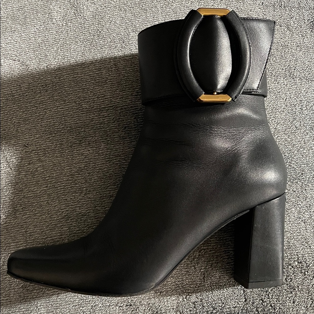 Banana Republic Black Ankle Booties